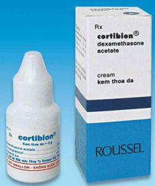 Thuốc Cortibion – liệu pháp corticoid – kháng sinh tại chỗ