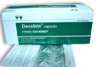 Thuốc Decolsin chữa ho, nghẹt mũi, nhức đầu, sốt