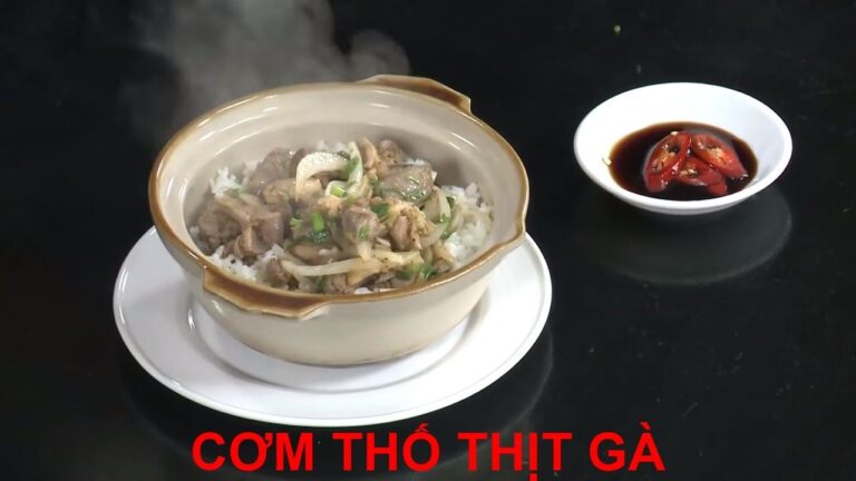 Cách làm cơm thố thịt gà thơm ngon